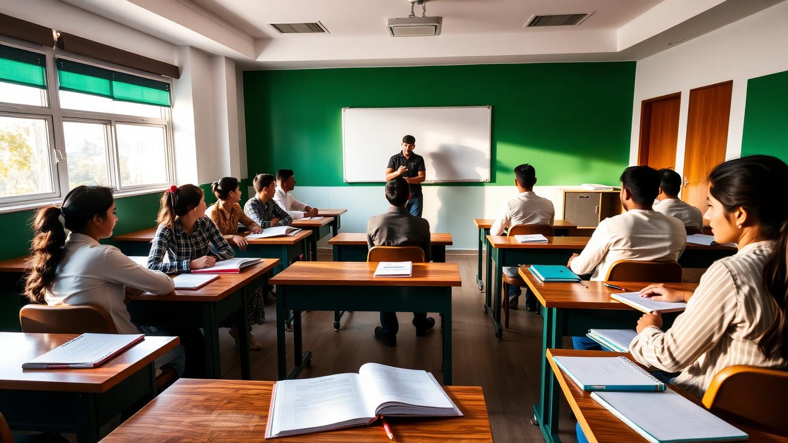 IAS coaching classroom at CivilsTap Chandigarh with students preparing for UPSC